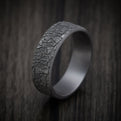 Tantalum Mountain Rock Pattern Ring