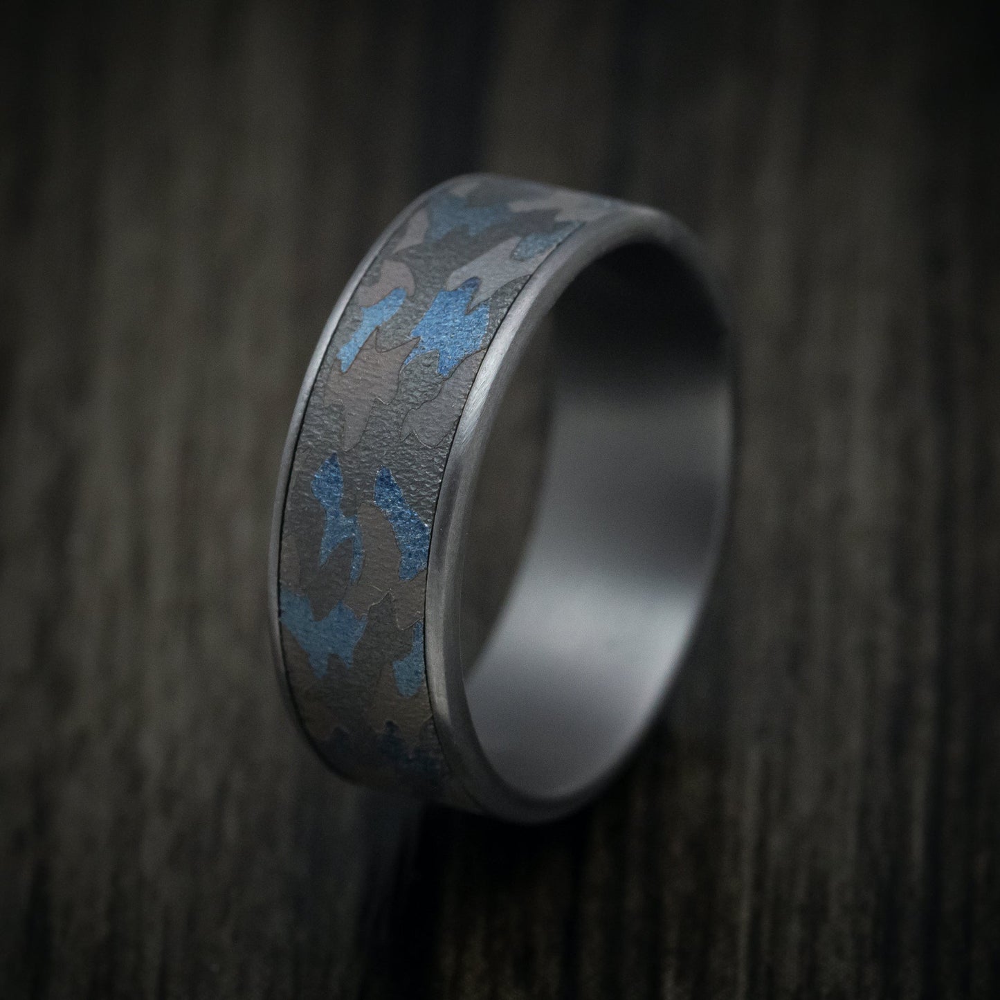 Tantalum Multicolor Camo Men's Ring