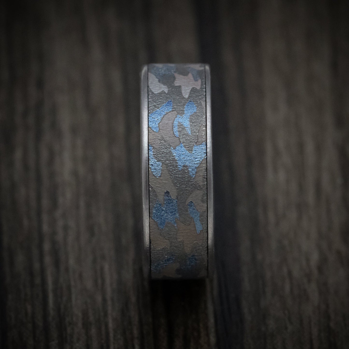 Tantalum Multicolor Camo Men's Ring