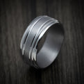 Tantalum Band with Satin Finish Custom Made Men's Ring