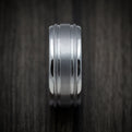 Tantalum Band with Satin Finish Custom Made Men's Ring