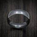 Darkened Tantalum Classic Style Men's Ring