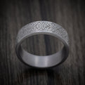 Tantalum Men's Ring with Ottoman Style Pattern