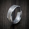 Tantalum and Gibeon Meteorite Men's Ring Custom Made Band