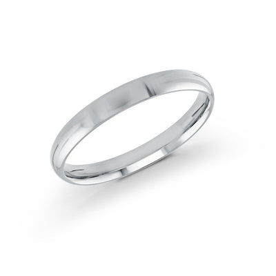 Malo White Gold Men's Wedding Band 3mm J-100-03WG