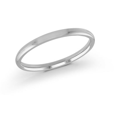 Malo White Gold Men's Wedding Band 2mm J-101-02WG