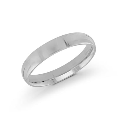 Malo White Gold Men's Wedding Band 4mm J-101-04WG