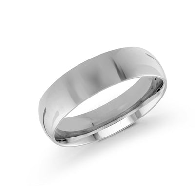 Malo White Gold Men's Wedding Band 6mm J-101-06WG