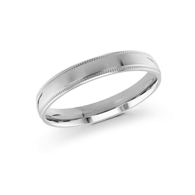 Malo White Gold Men's Wedding Band 3mm J-102-03WG