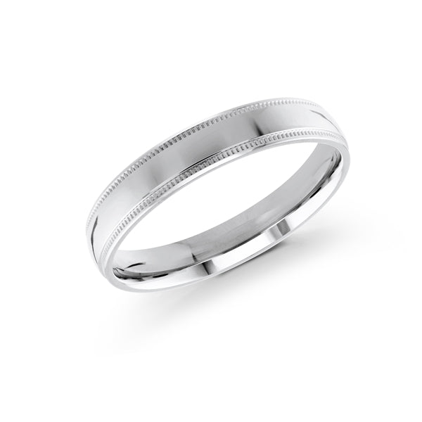 Malo White Gold Men's Wedding Band 4mm J-102-04WG