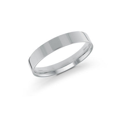 Malo White Gold Men's Wedding Band 4mm J-105-04WG