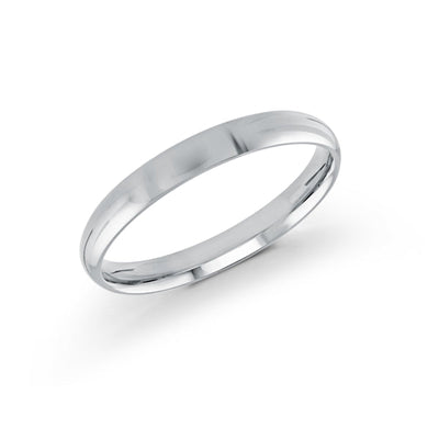 Malo White Gold Men's Wedding Band 3mm J-200-03WG