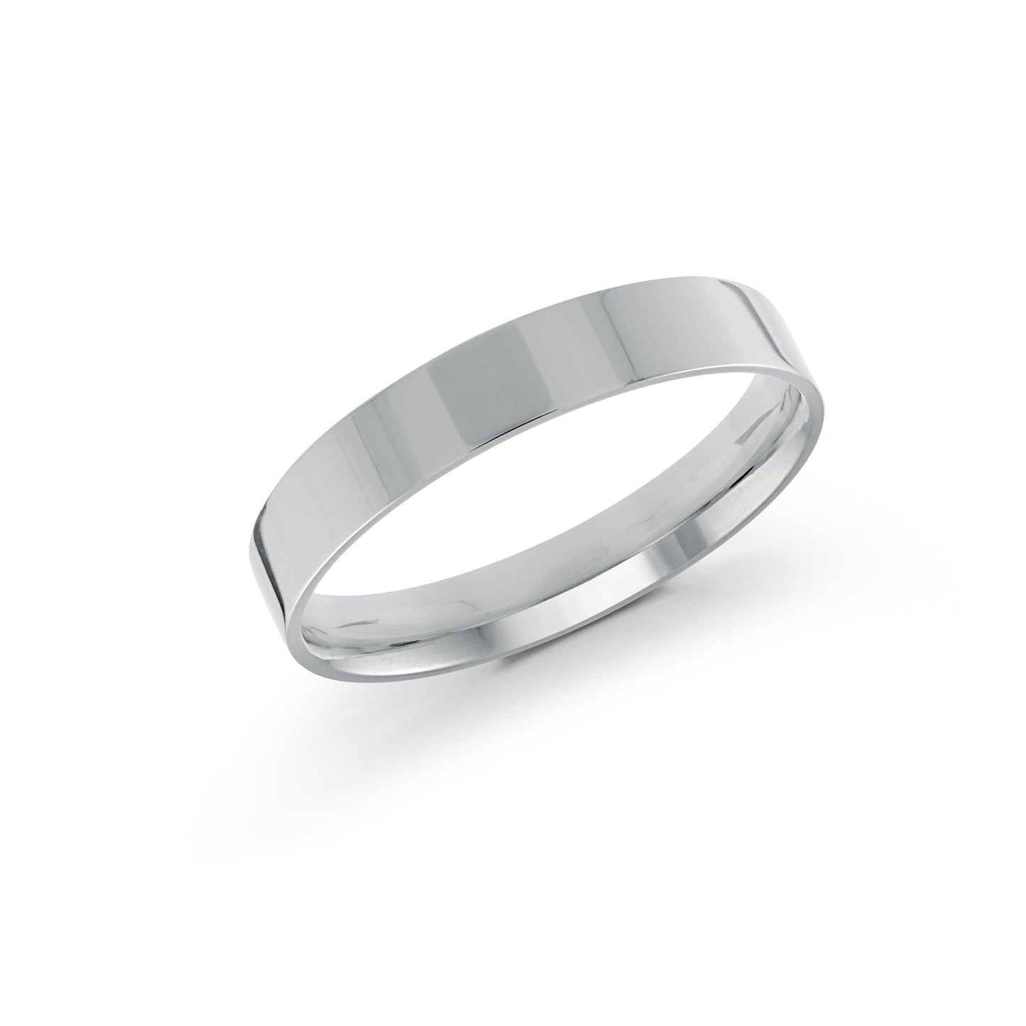 Malo White Gold Men's Wedding Band 4mm J-204-04WG