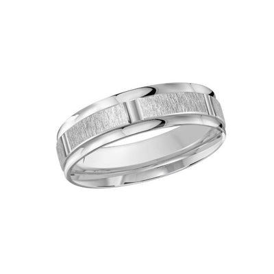 10kt White Gold Wedding Band