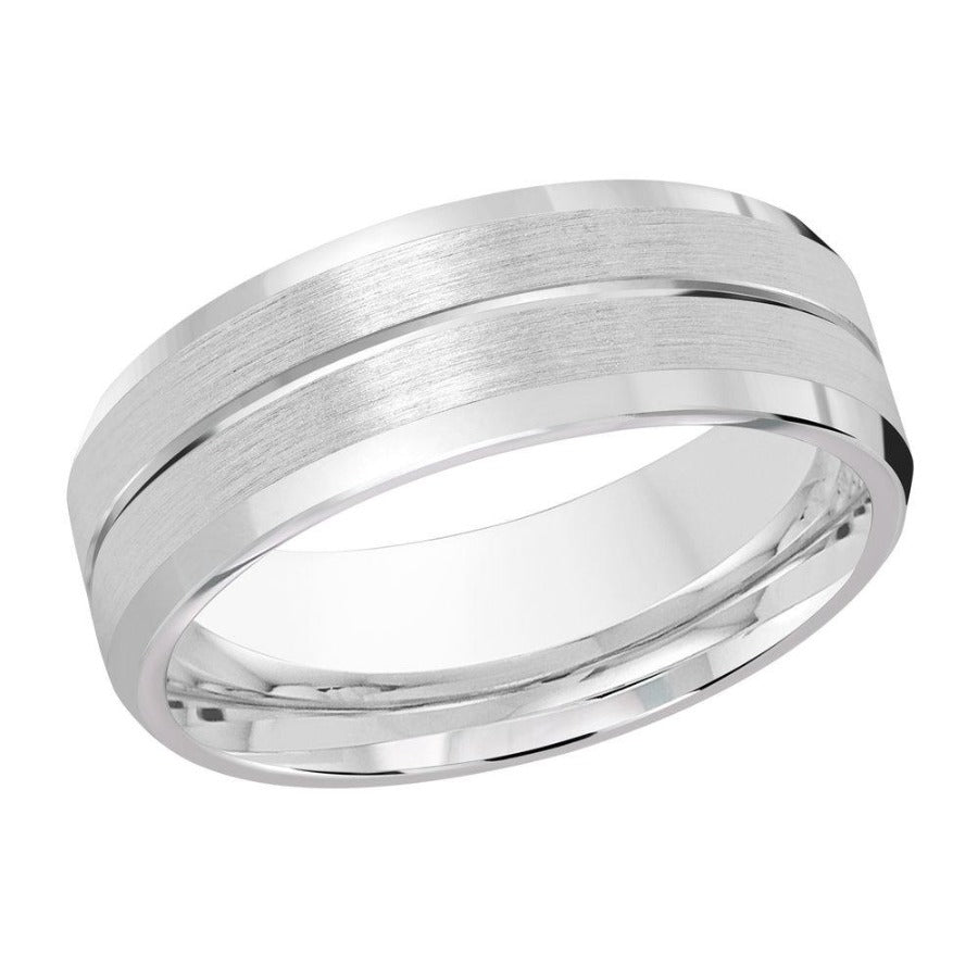 10kt White Gold Wedding Band