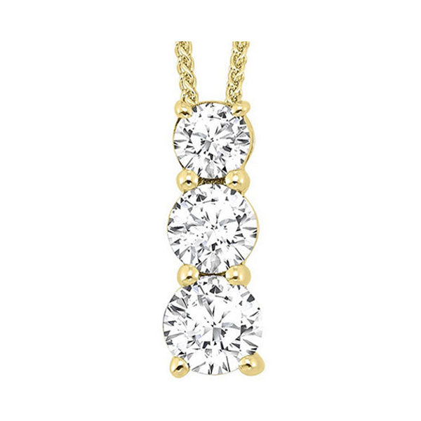 14Kt Yellow Gold Diamond 1/2Ctw Pendant