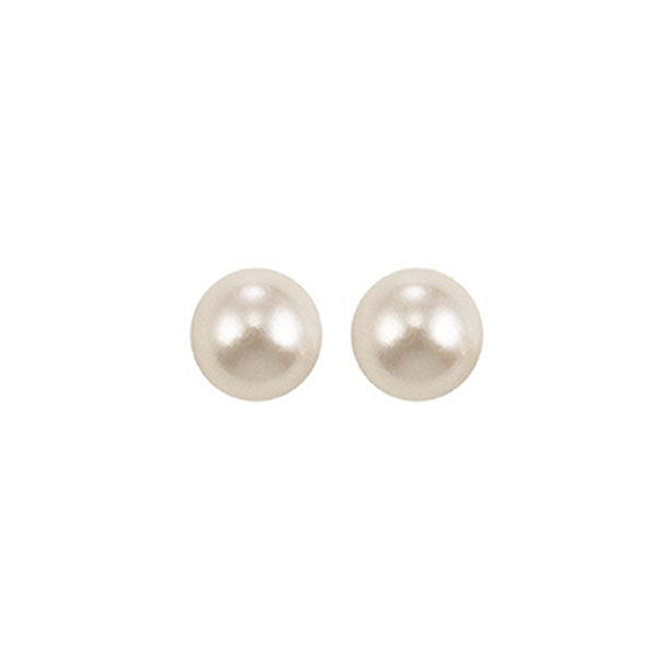 14Kt White Gold Pearl Earring