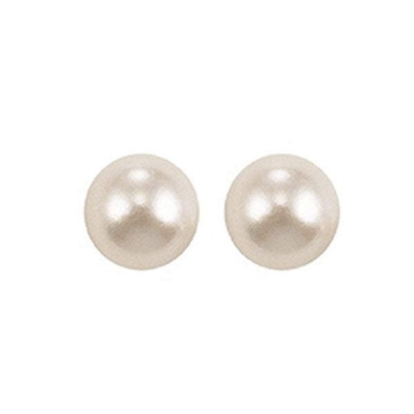 14Kt White Gold Pearl Earring