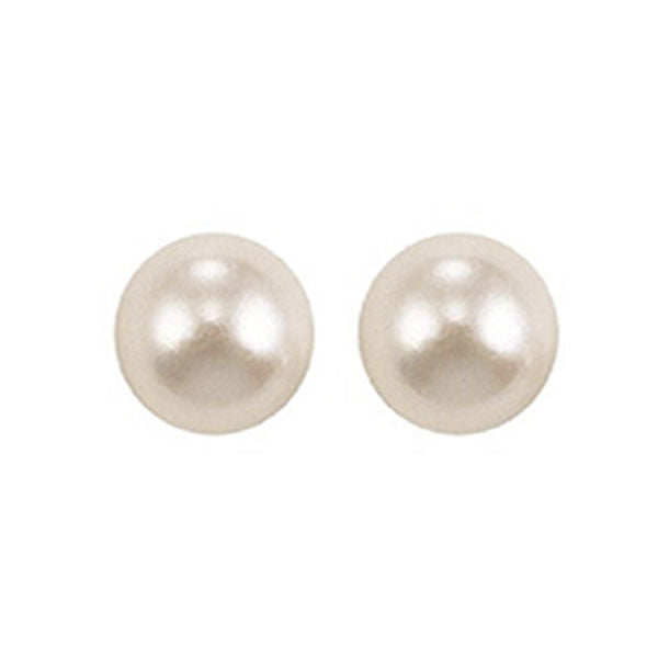 14Kt White Gold Pearl Earring