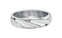 10kt White Gold Men's Wedding Band