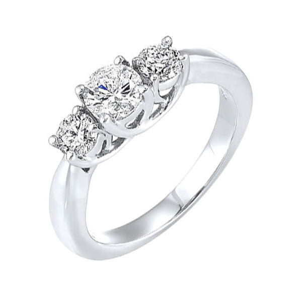 14Kt White Gold Diamond 1Ctw Ring