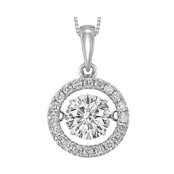 14Kt White Gold Diamond 1 1/4Ctw Pendant