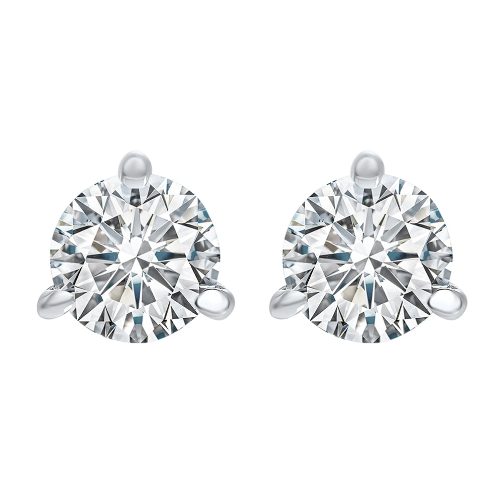 14Kt White Gold Diamond 2Ctw Earring