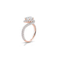 Danhov Abbraccio Swirl Engagement Ring