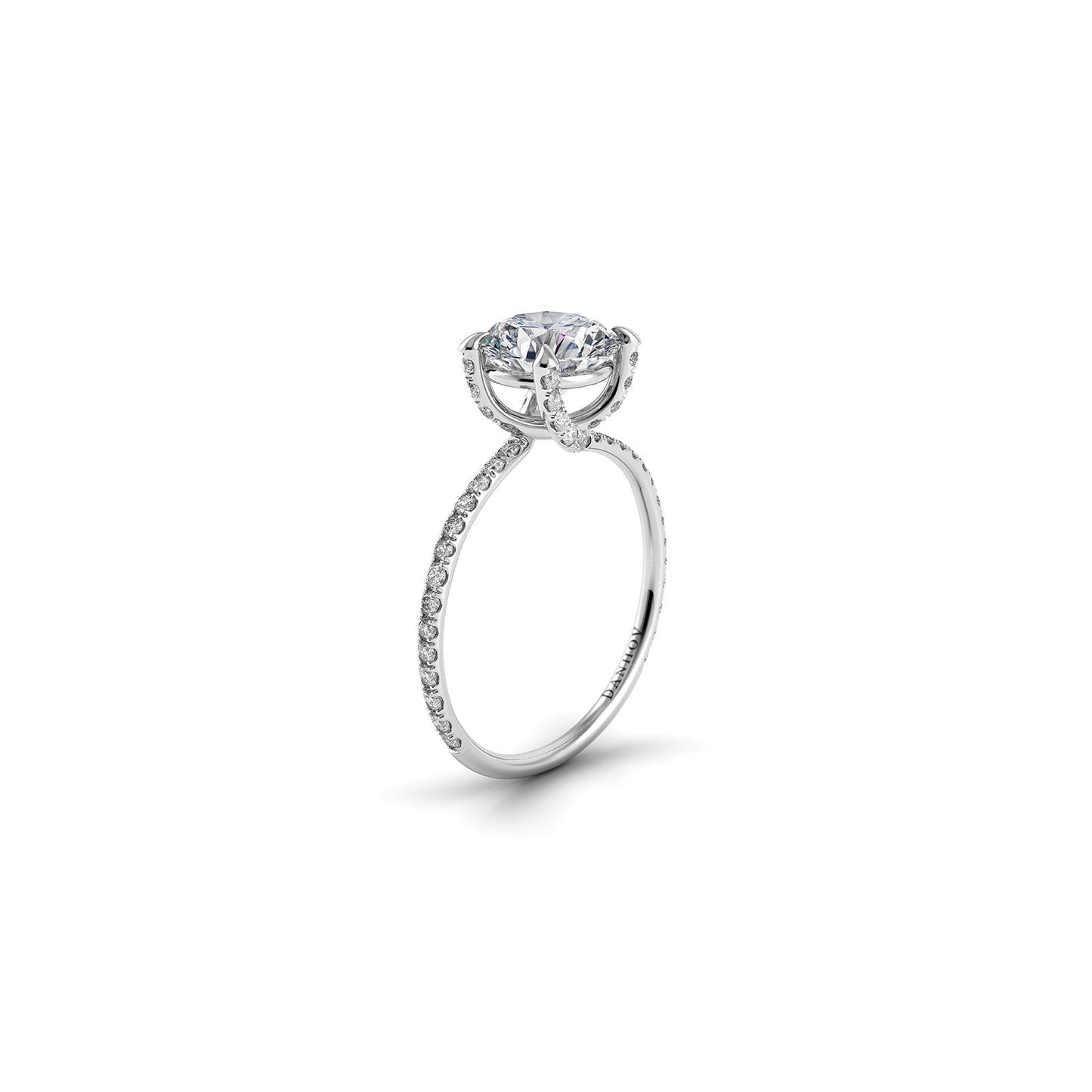 Danhov Eleganza Single Shank Engagement Ring