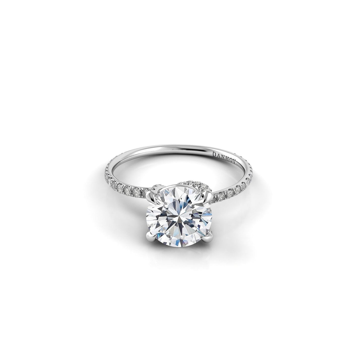 Danhov Eleganza Single Shank Engagement Ring