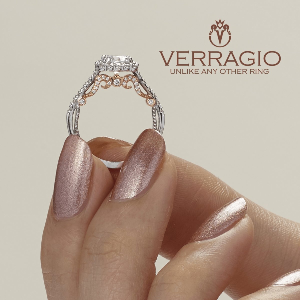 Verragio Women's Engagement Ring INSIGNIA-7078CU-TT