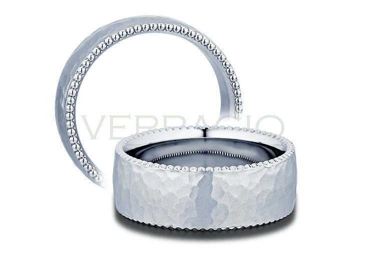 Verragio Men's Wedding Band 8.00mm MV-8N02HM